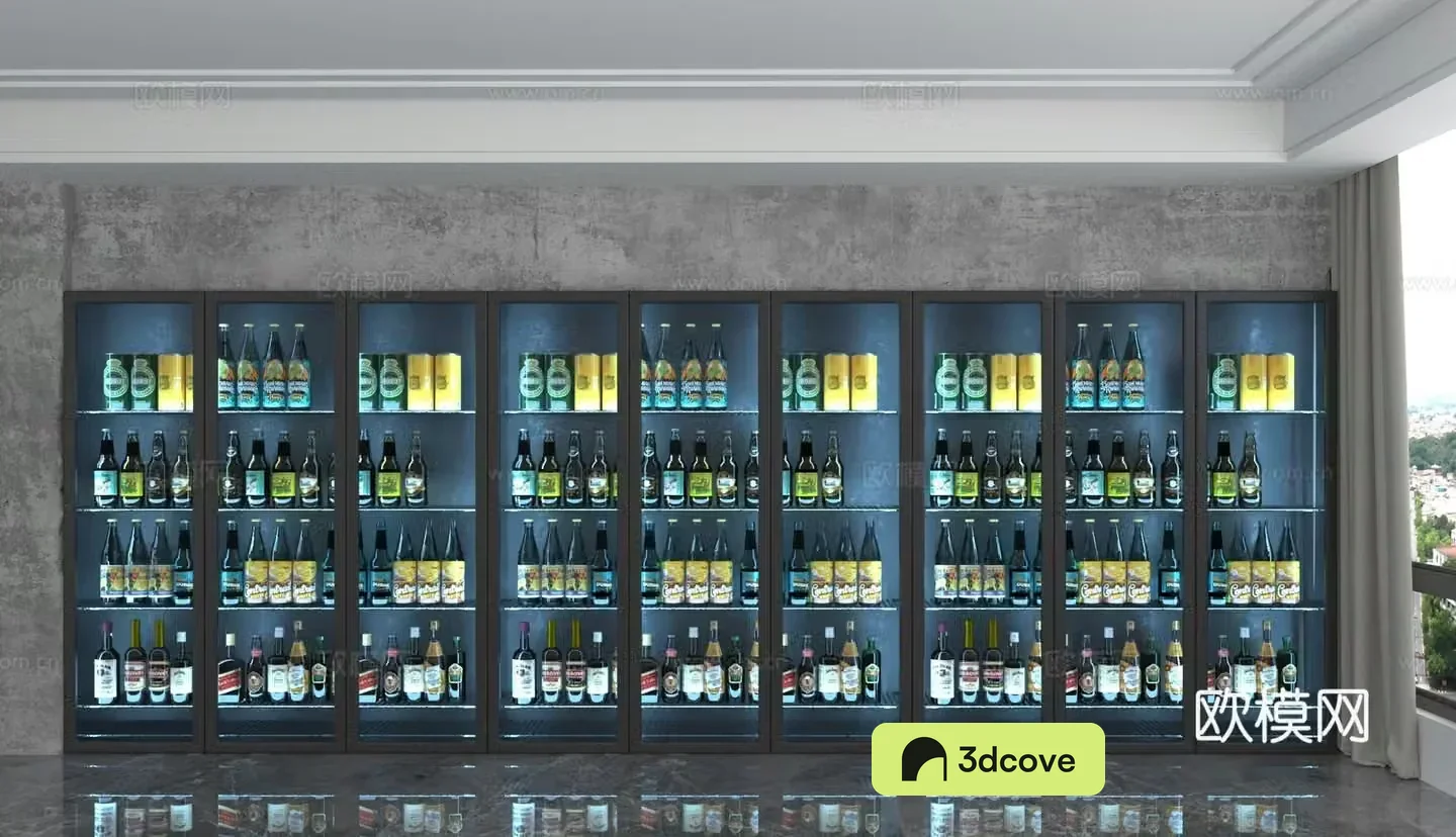 Modern background wall