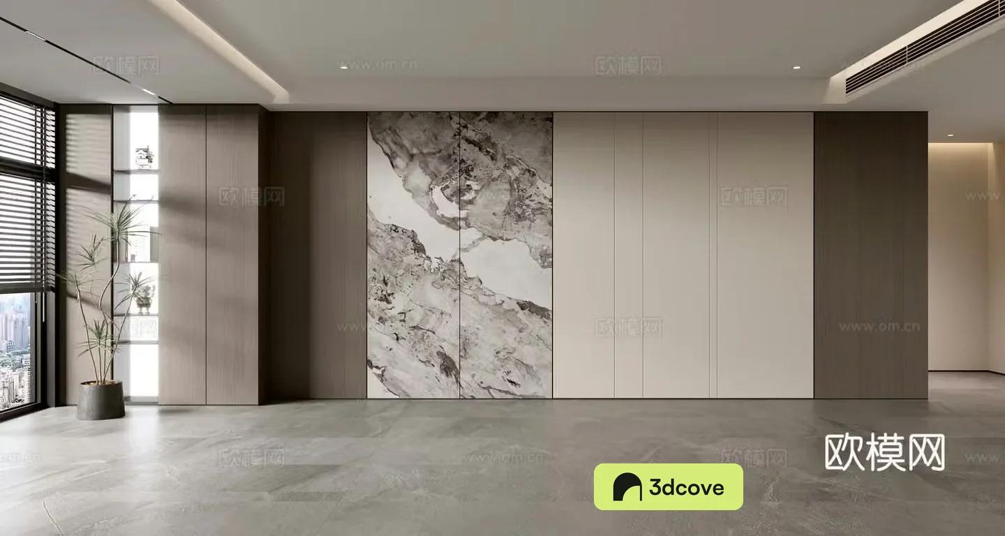 Modern sofa background wall
