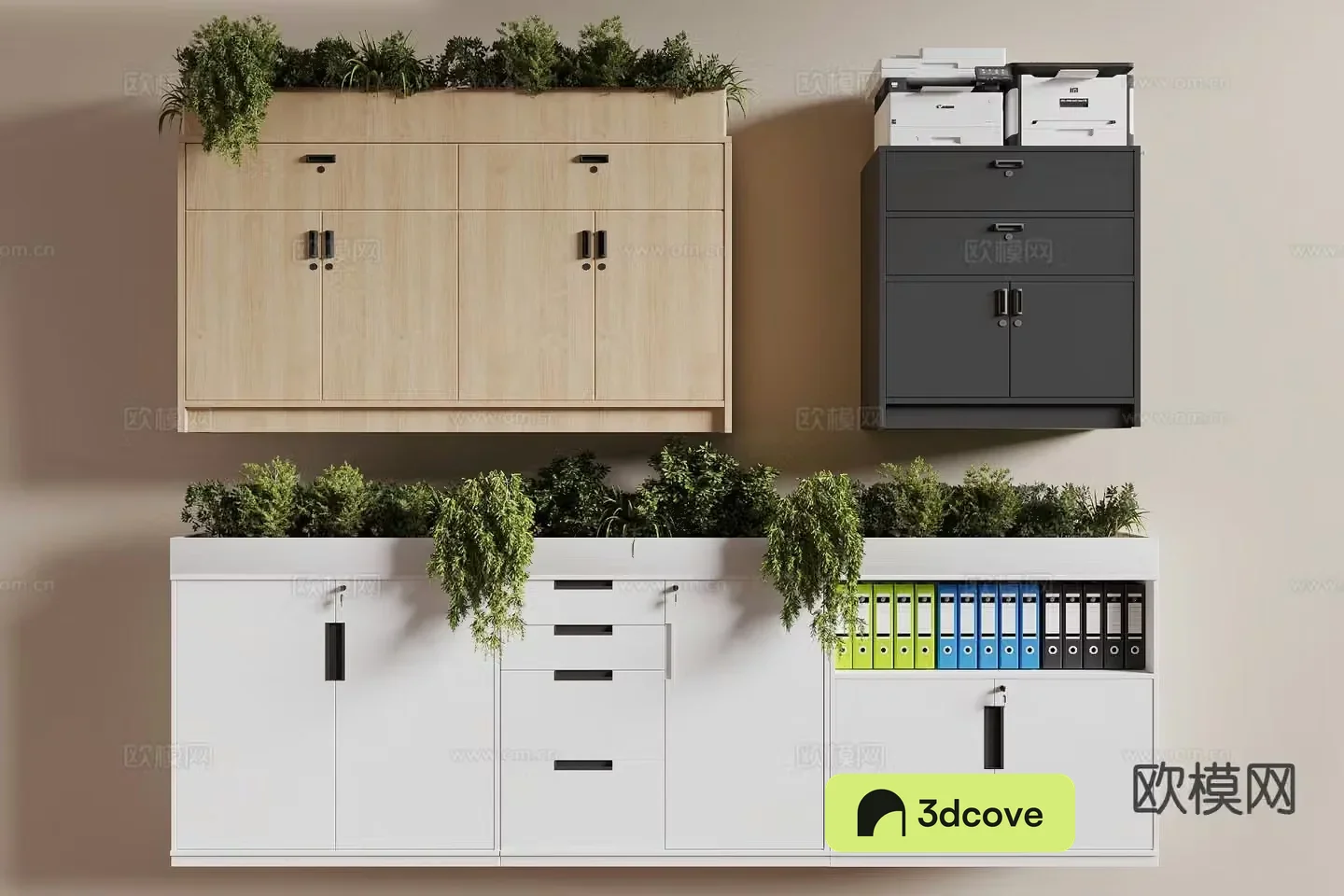 Modern office cabinet file cabinet