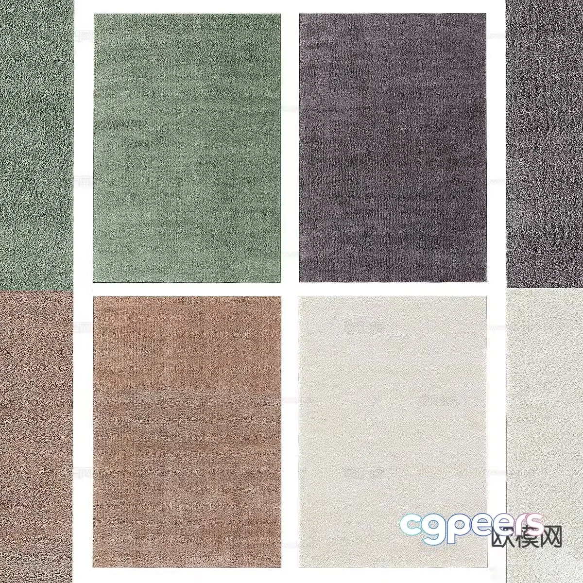 square carpet 3d model