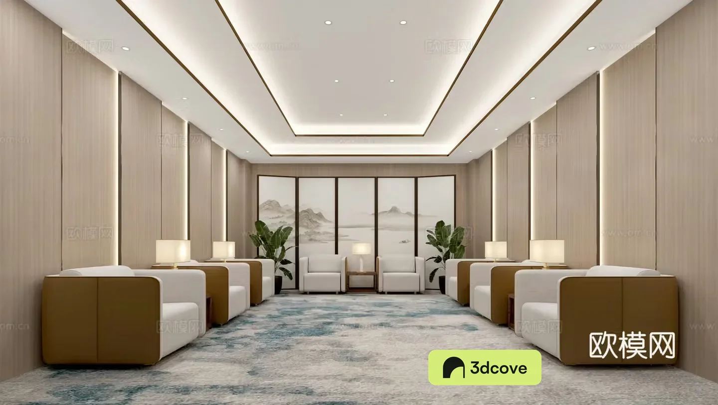New Chinese style reception room