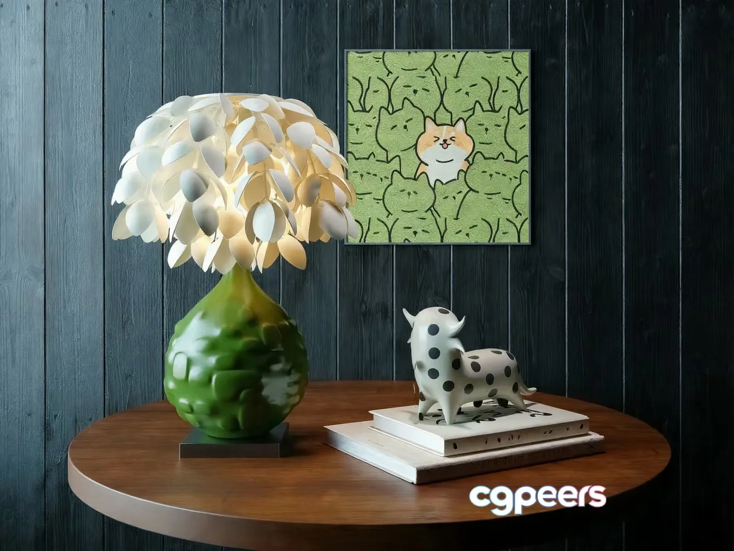 A Modern Table Lamp 3D Model – 2500 – CORONA Render