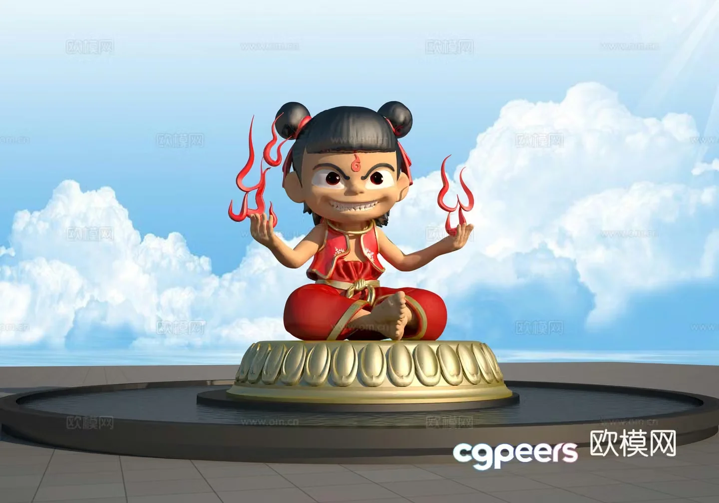 Nezha 3d model