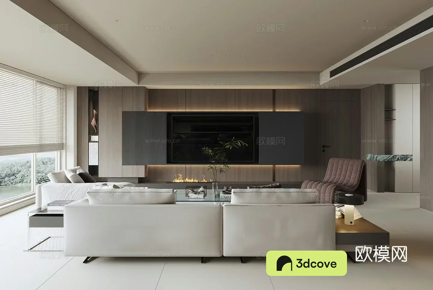Modern home living room