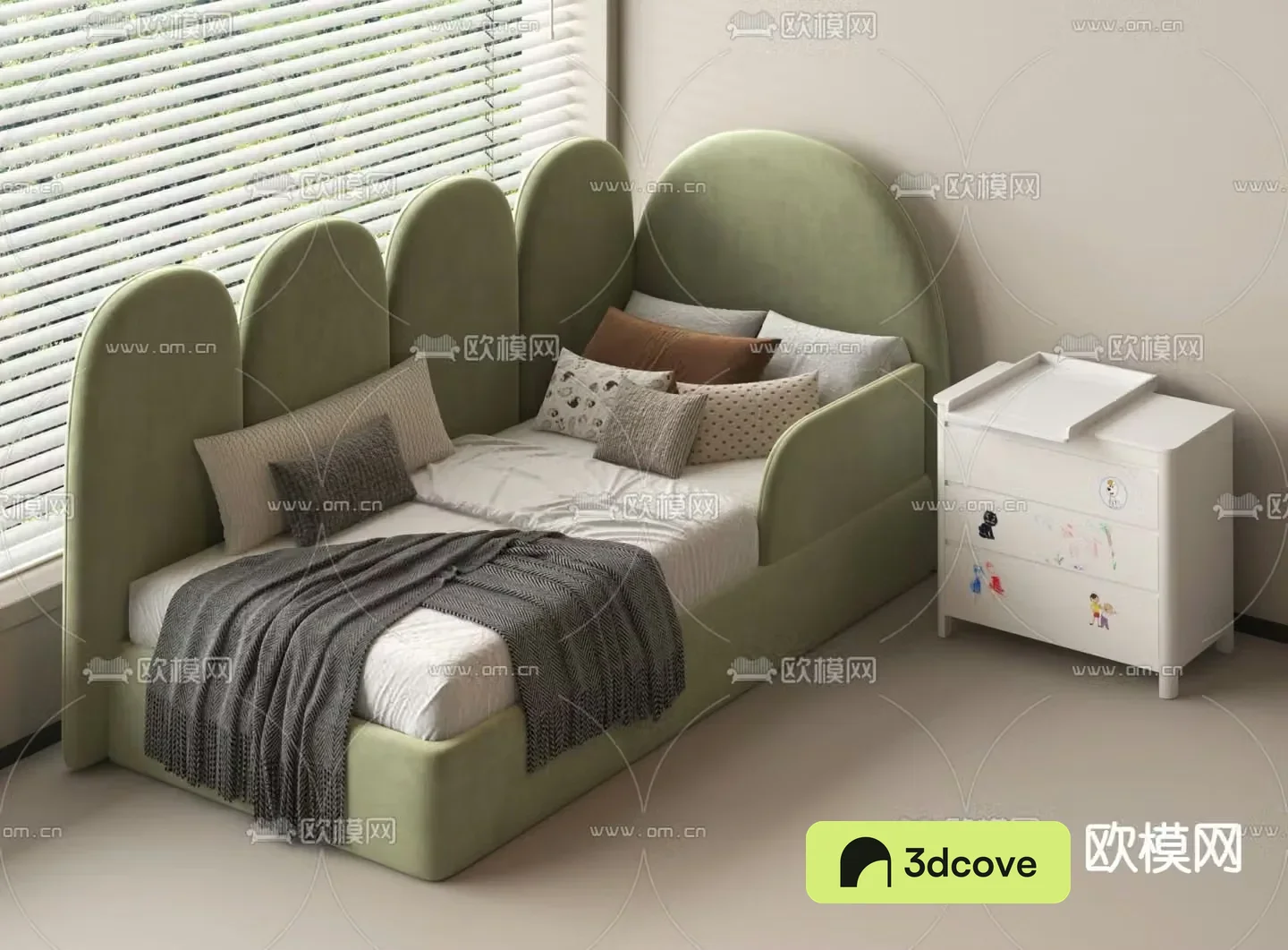 Modern children’s bed child’s bed crib