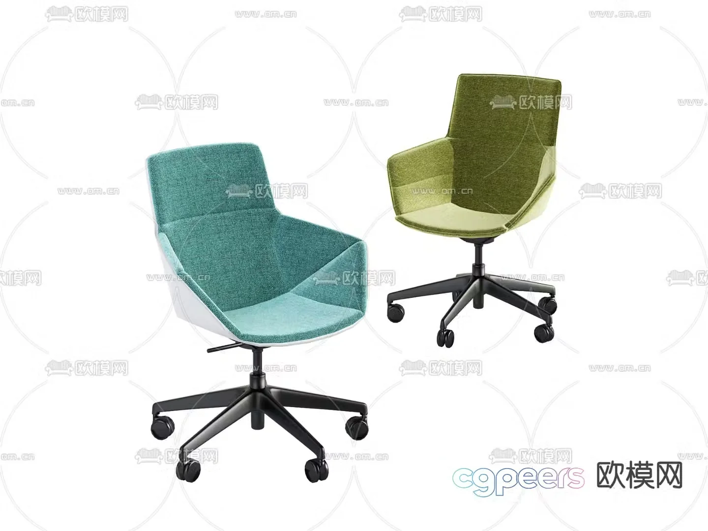 Office chair staff chair conference chair 3d model