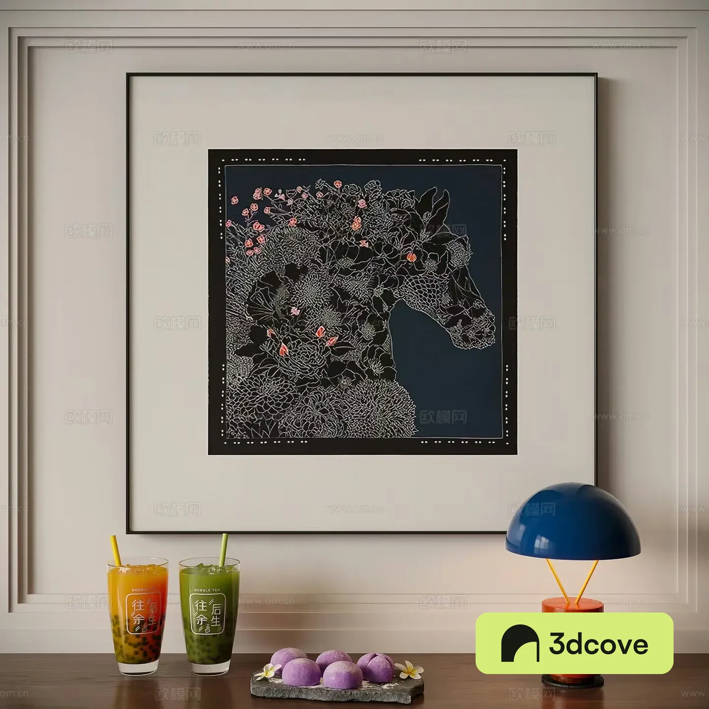 Modern art hanging painting texture painting decorative painting