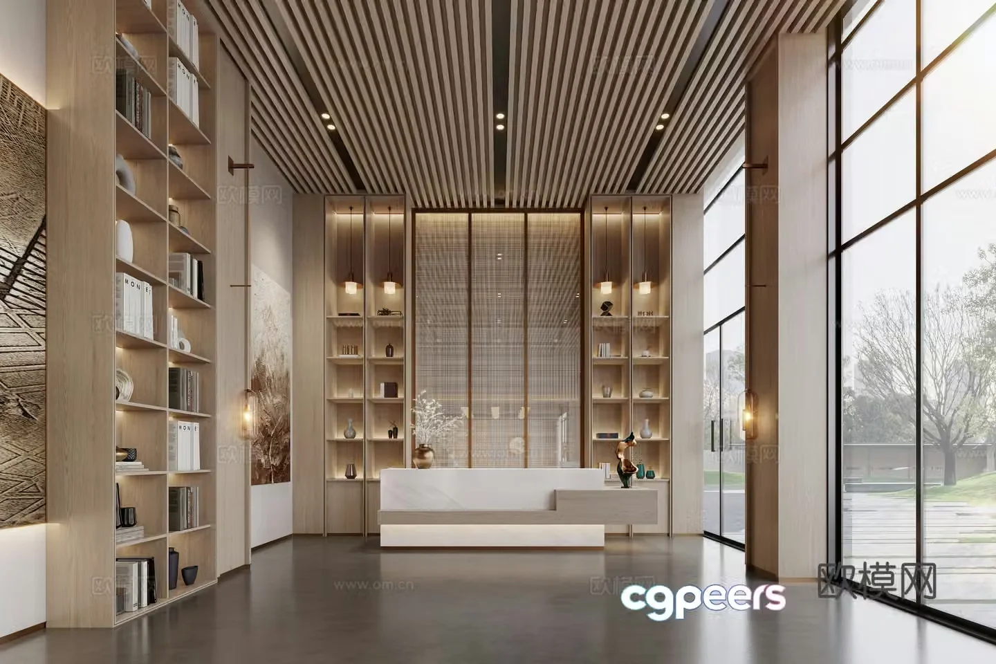 New Chinese sales office 3D model