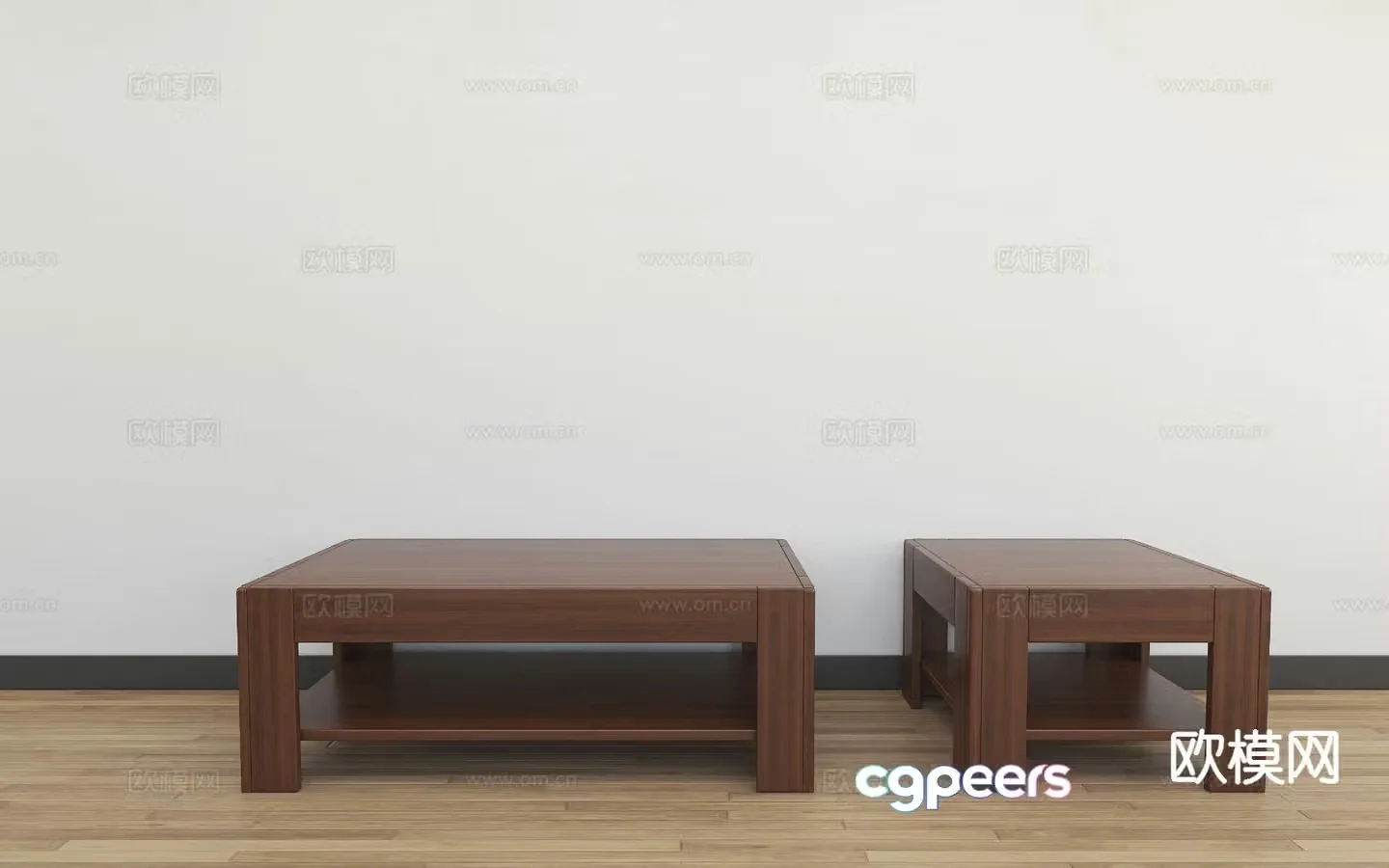 Modern coffee table 3d model