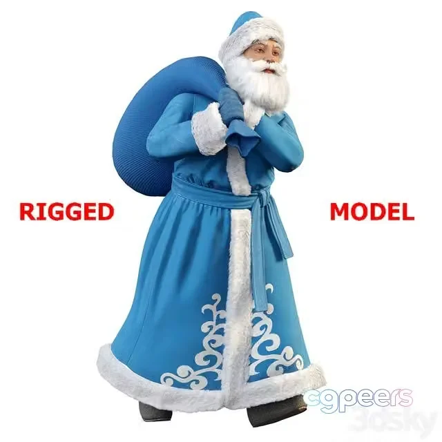 3ds Max Free – Santa Claus
