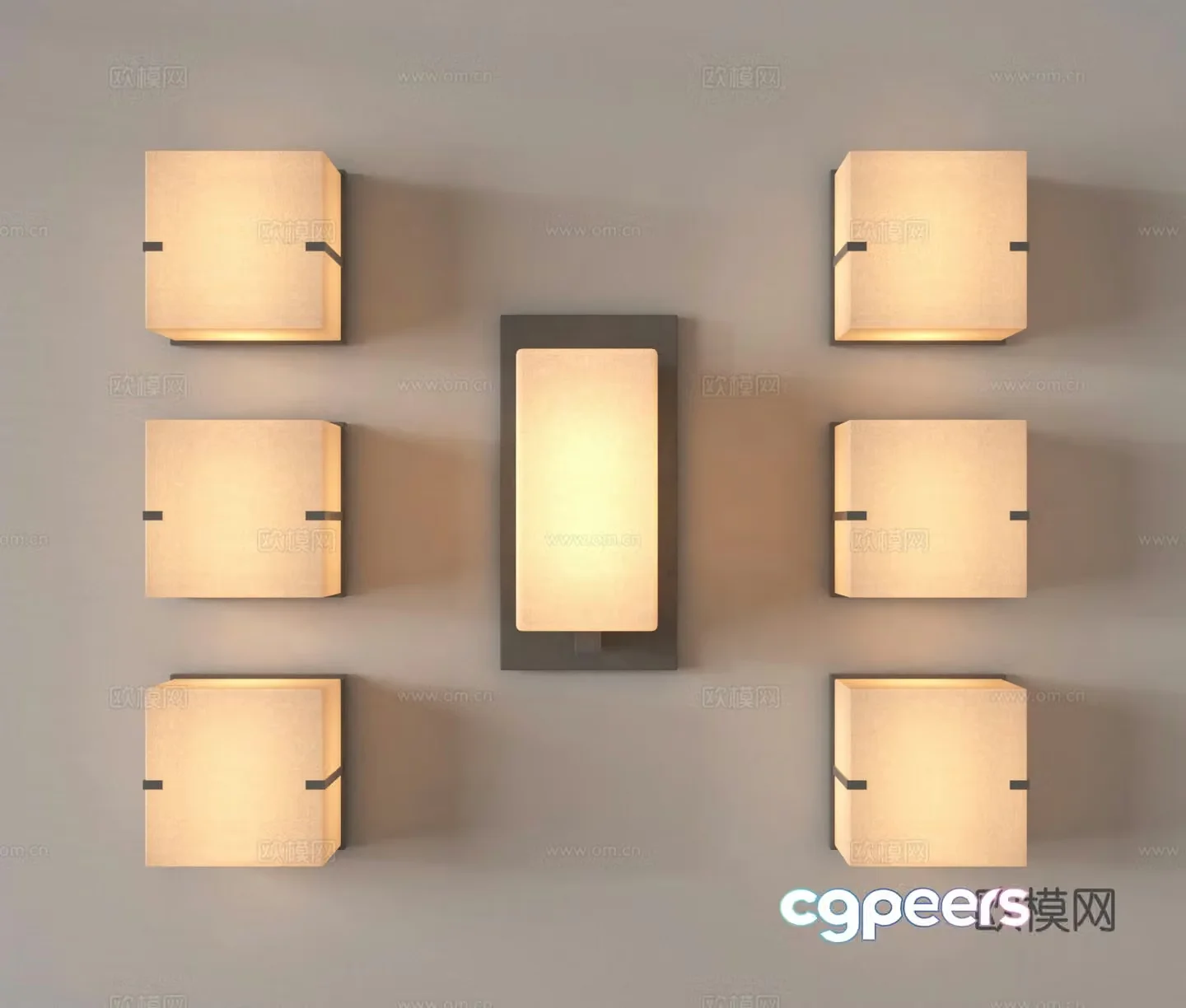Wall lamp 3d model