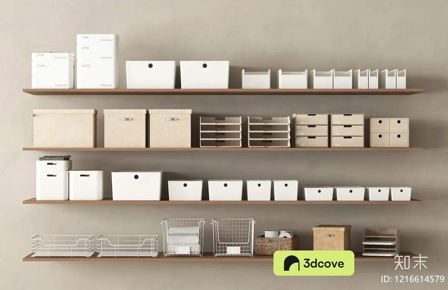 Light Brown Shelves