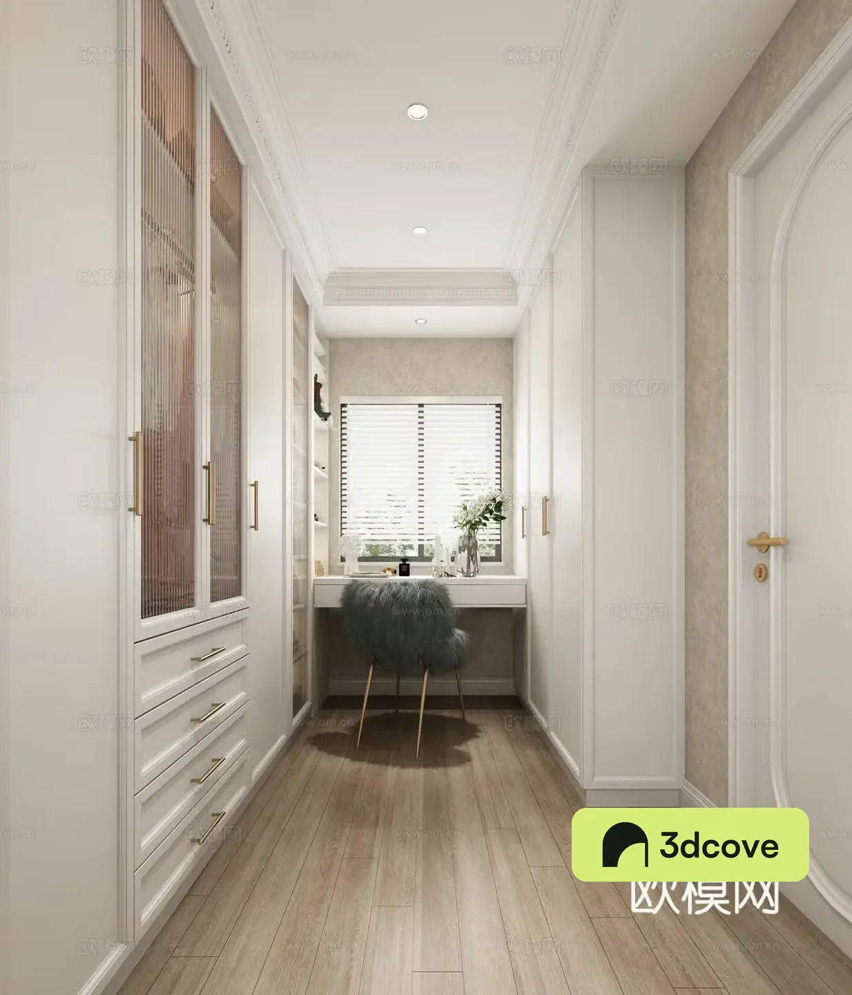 Modern American cloakroom