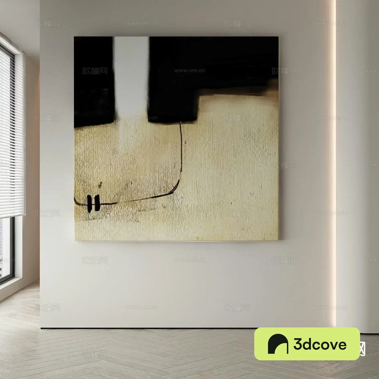 Modern texture painting decorative painting
