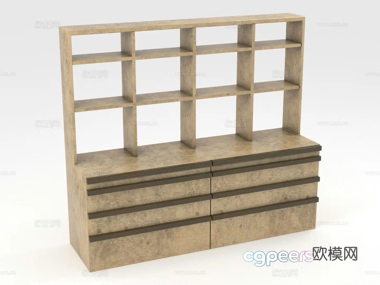 Storage cabinet cabinet chest of drawers display cabinet wooden cabinet cabinet 3d model