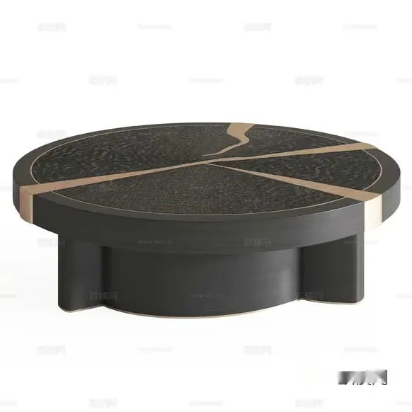 Round Coffee Table 3D Model – 3132 – VRAY Render