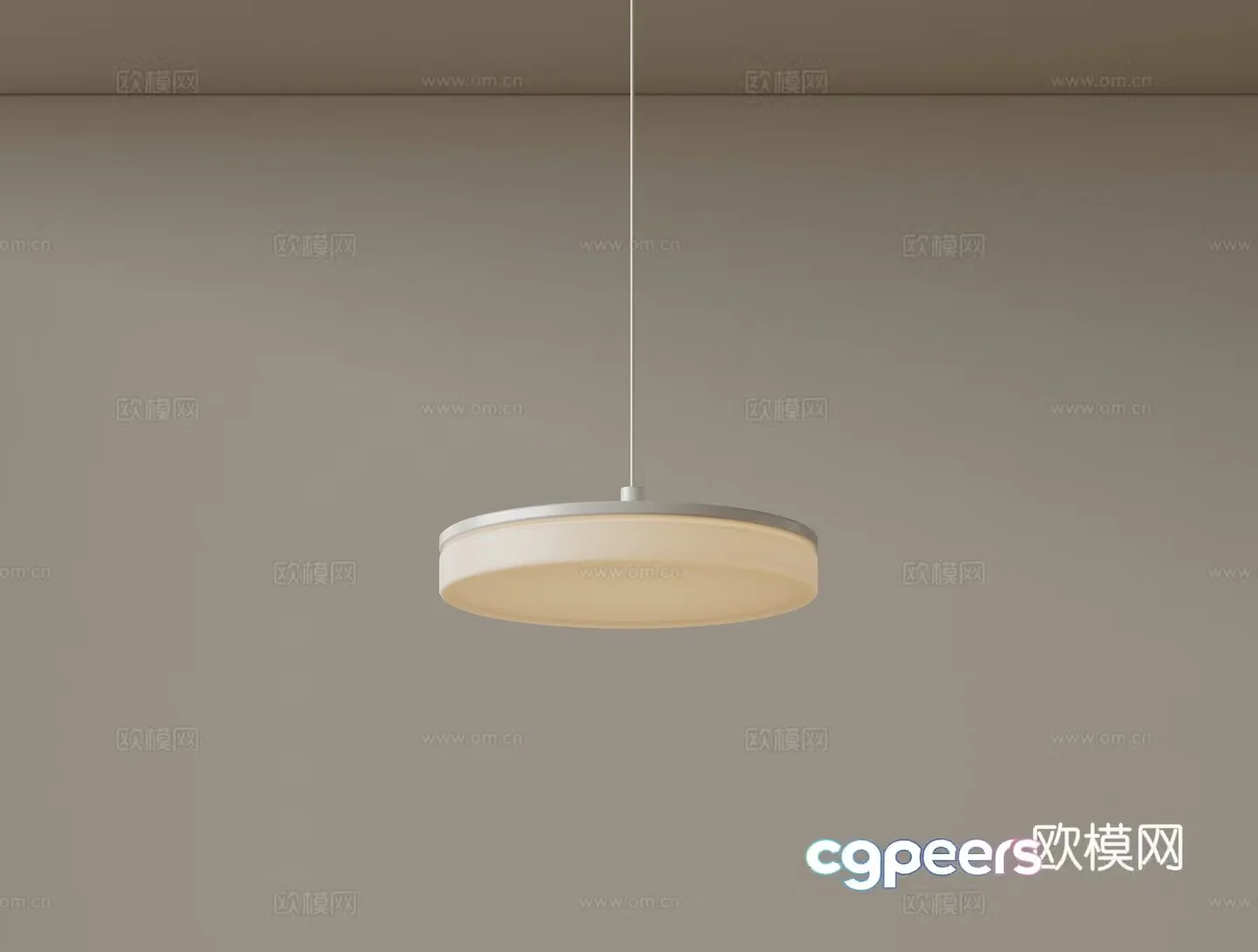 Modern minimalist small chandelier bedside chandelier 3d model
