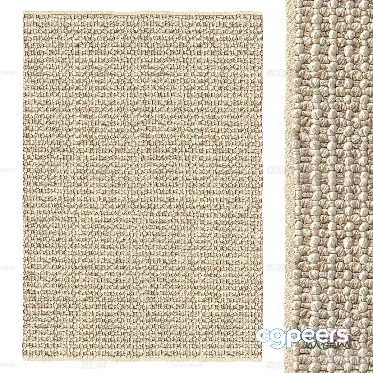 New Chinese woven carpet 3D model