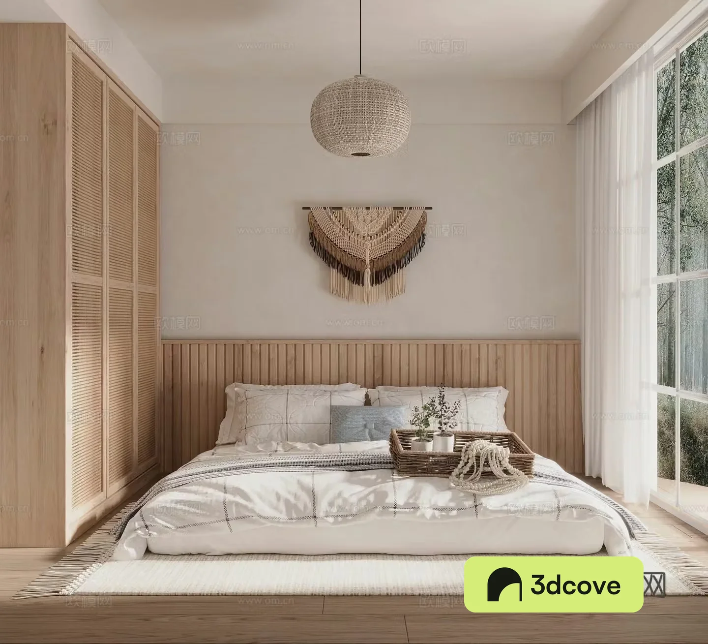 Vacation wind bedroom Vacation wind wardrobe Vacation style bedroom Vacation hotel