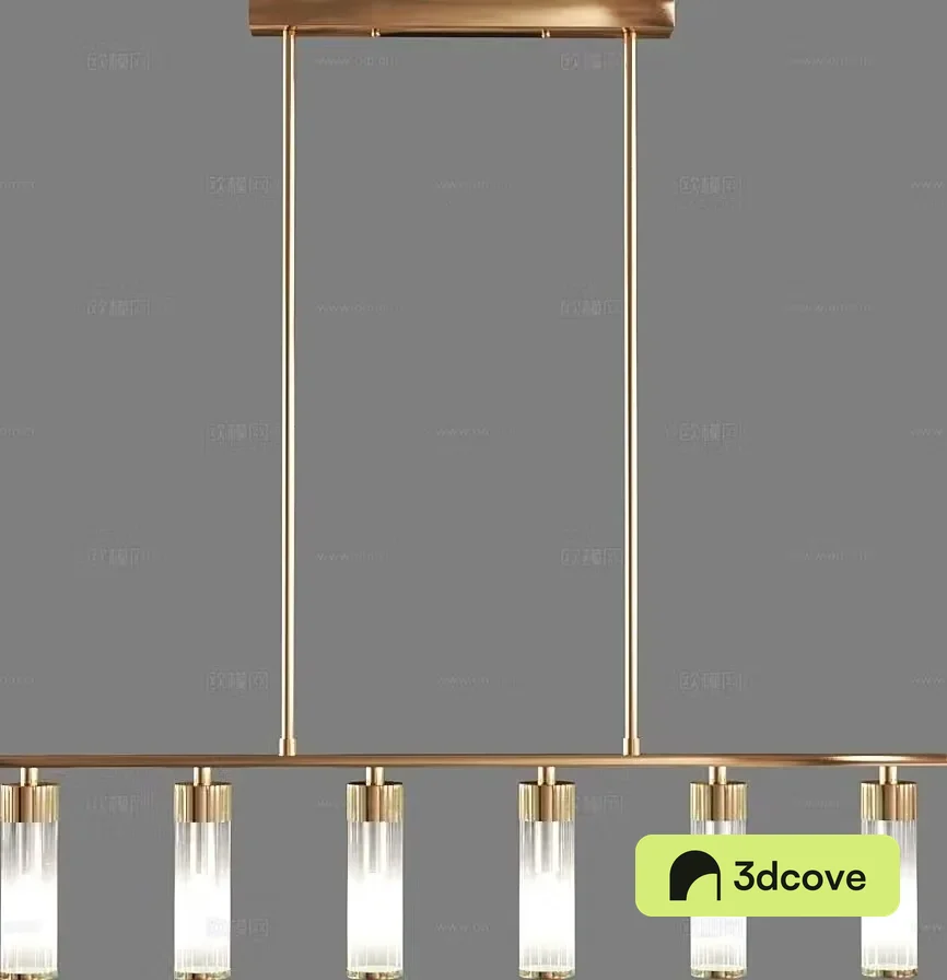 Light luxury chandelier multi-head chandelier