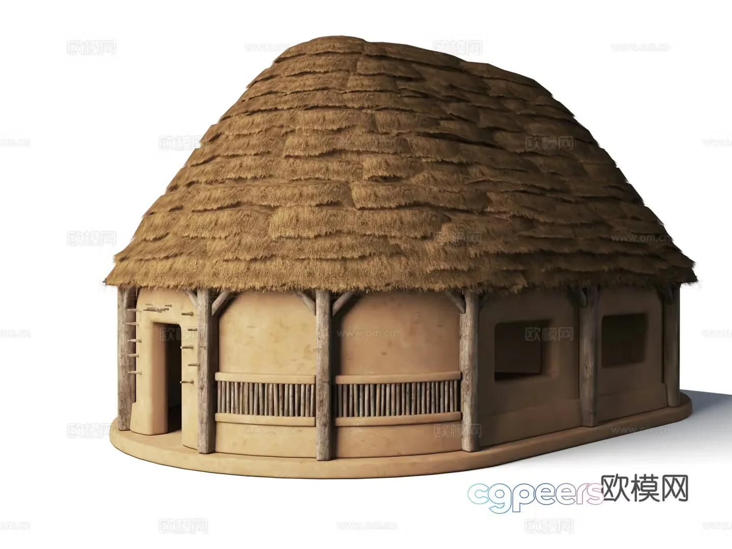 Ancient Primitive Man Thatched House Architecture Ancient Man Ruins Thatched House Thatched House Thatched House Thatched House Thatched House Thatched Pavilion 3D Model