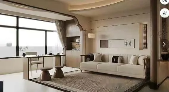 Modern Living Room 3D Model – 12330 – VRAY Render