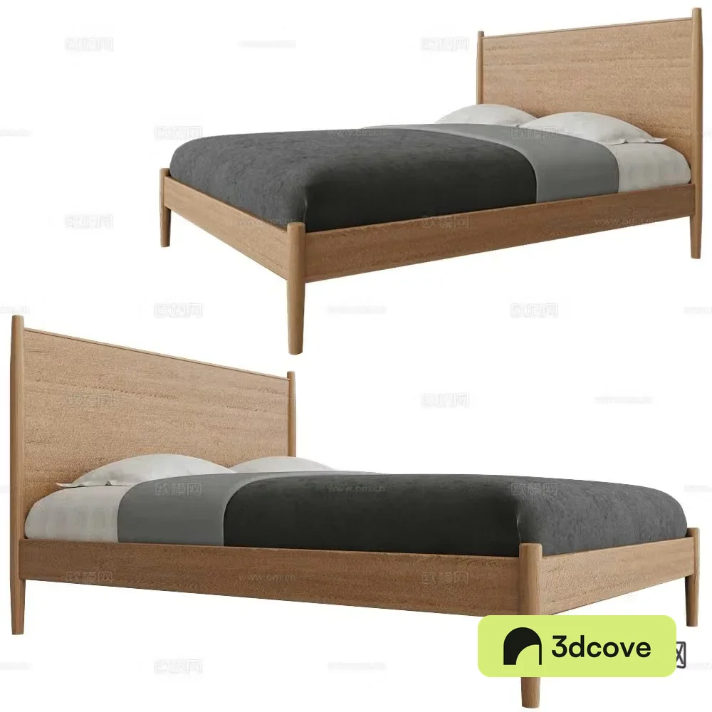 Partisan Nordic double bed