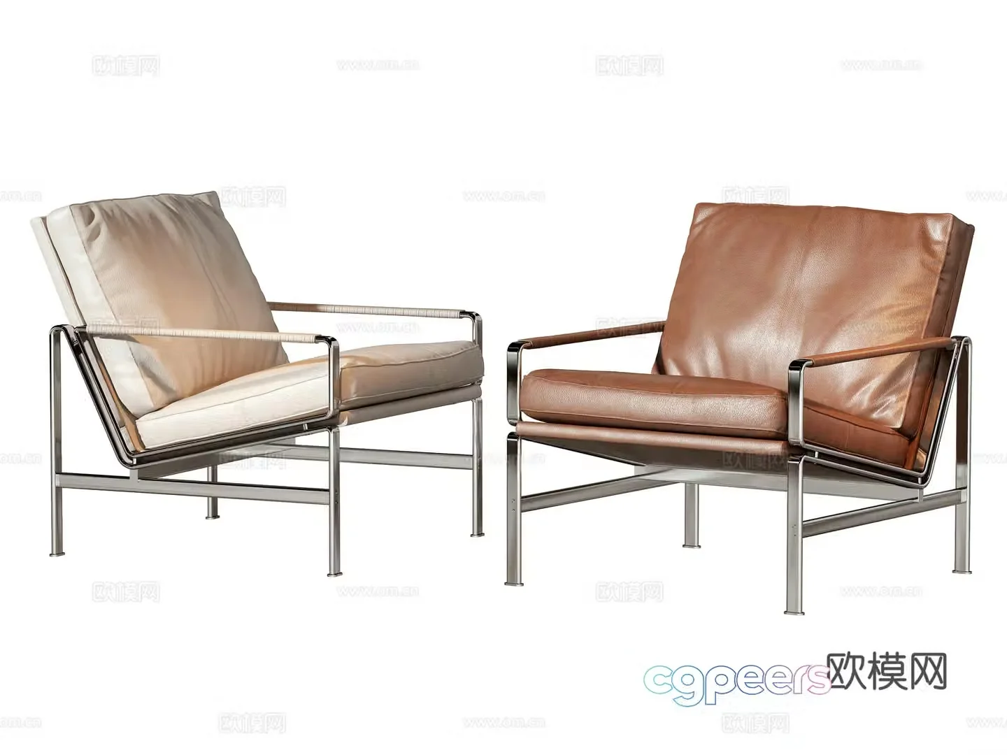 Modern leisure chair 3d model