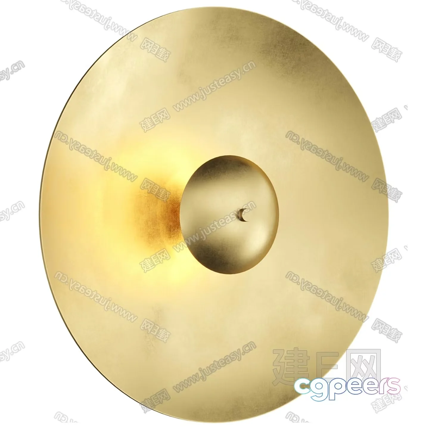 Gold Light Fixture 3D Model – 4632 – VRAY Render