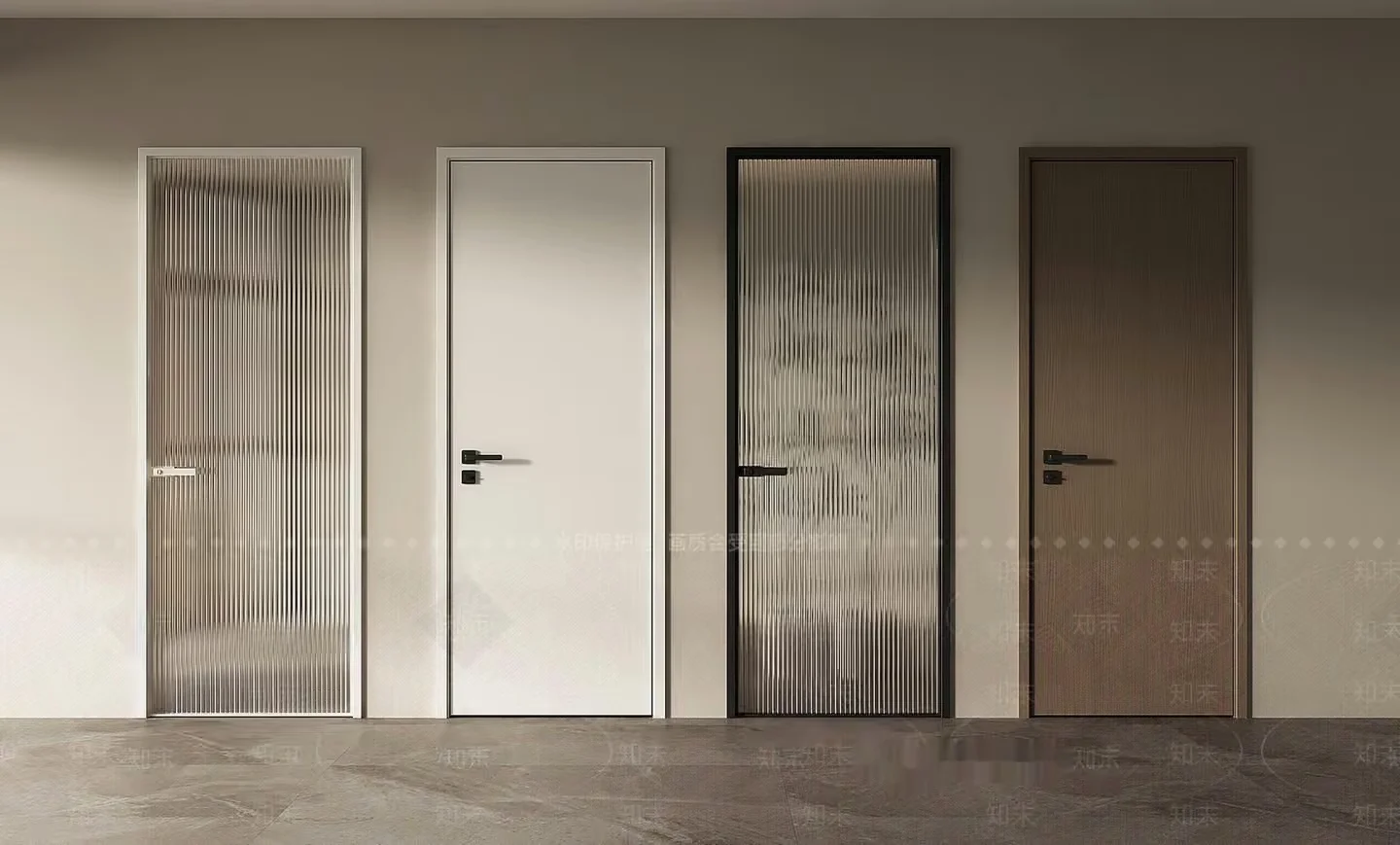 Four Doors 3D Model – 20653 – VRAY Render