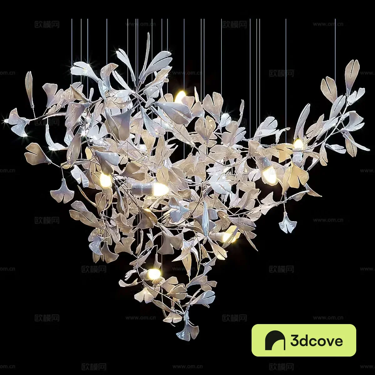 New Chinese style light luxury decorative chandelier