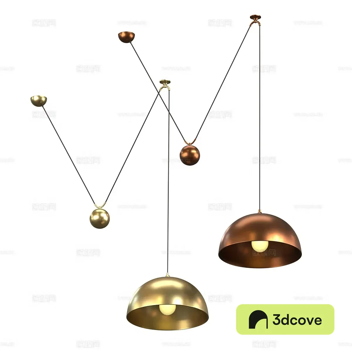 Modern minimalist decorative chandeliers