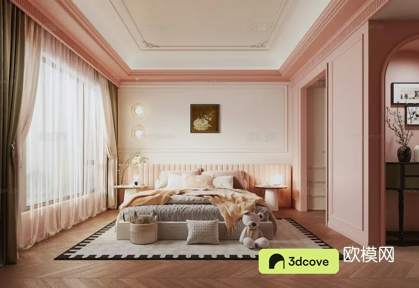 French girl’s room child’s room children’s room