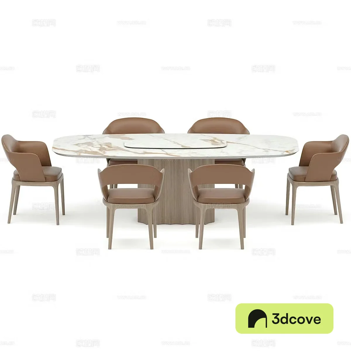 Modern dining table and chairs marble dining table