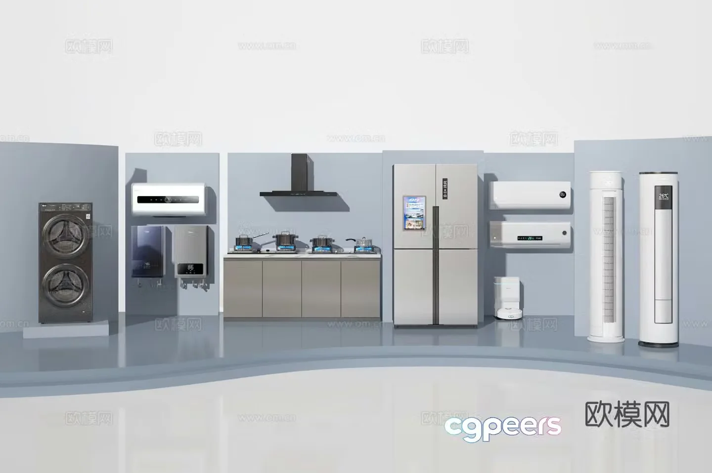 Air conditioning 3d model