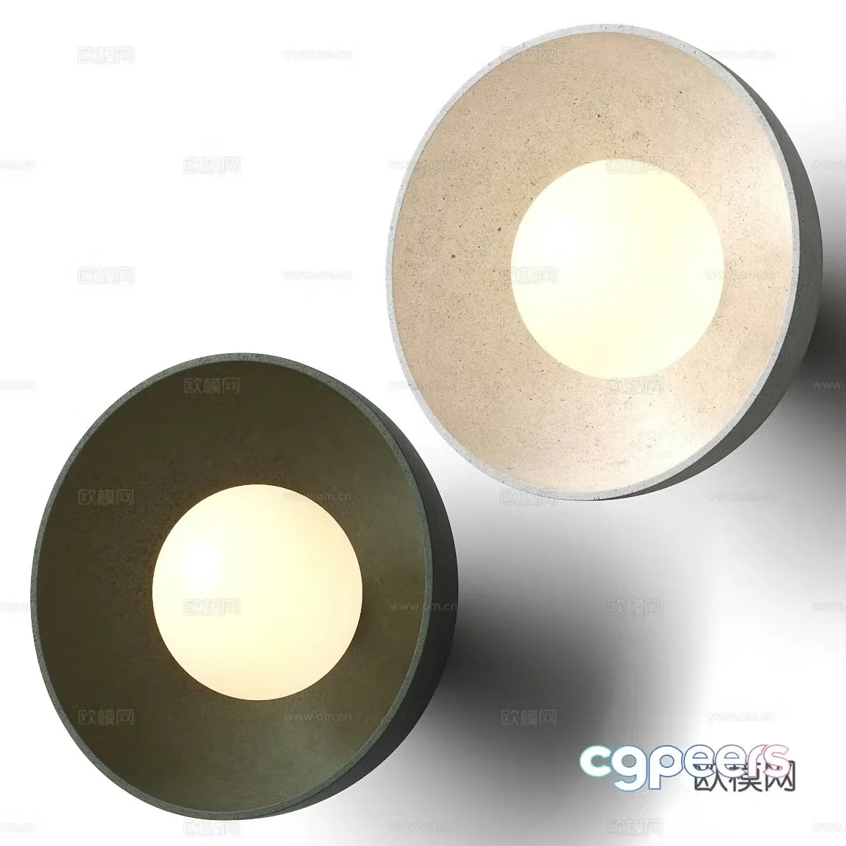 New Chinese style wall lamp 3d model