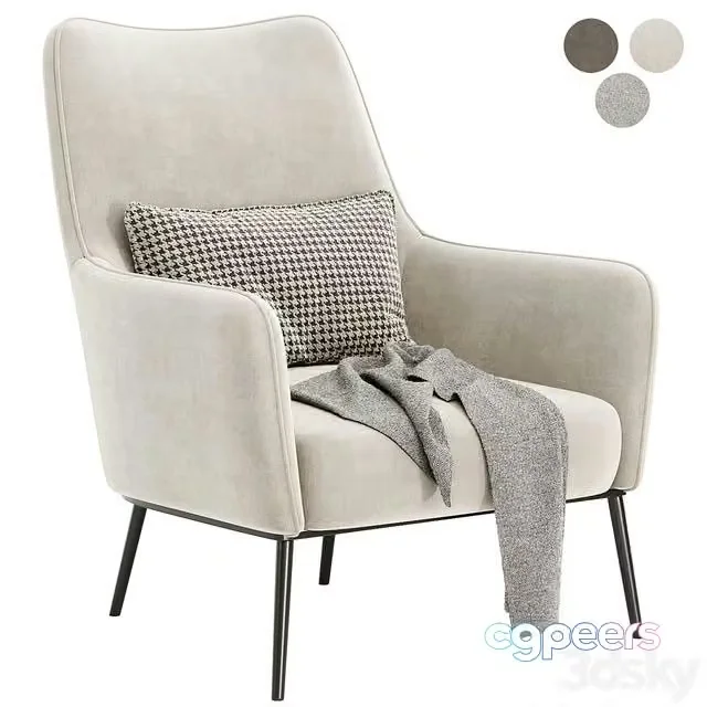 3ds Max Free – Cortez theo onyx chair