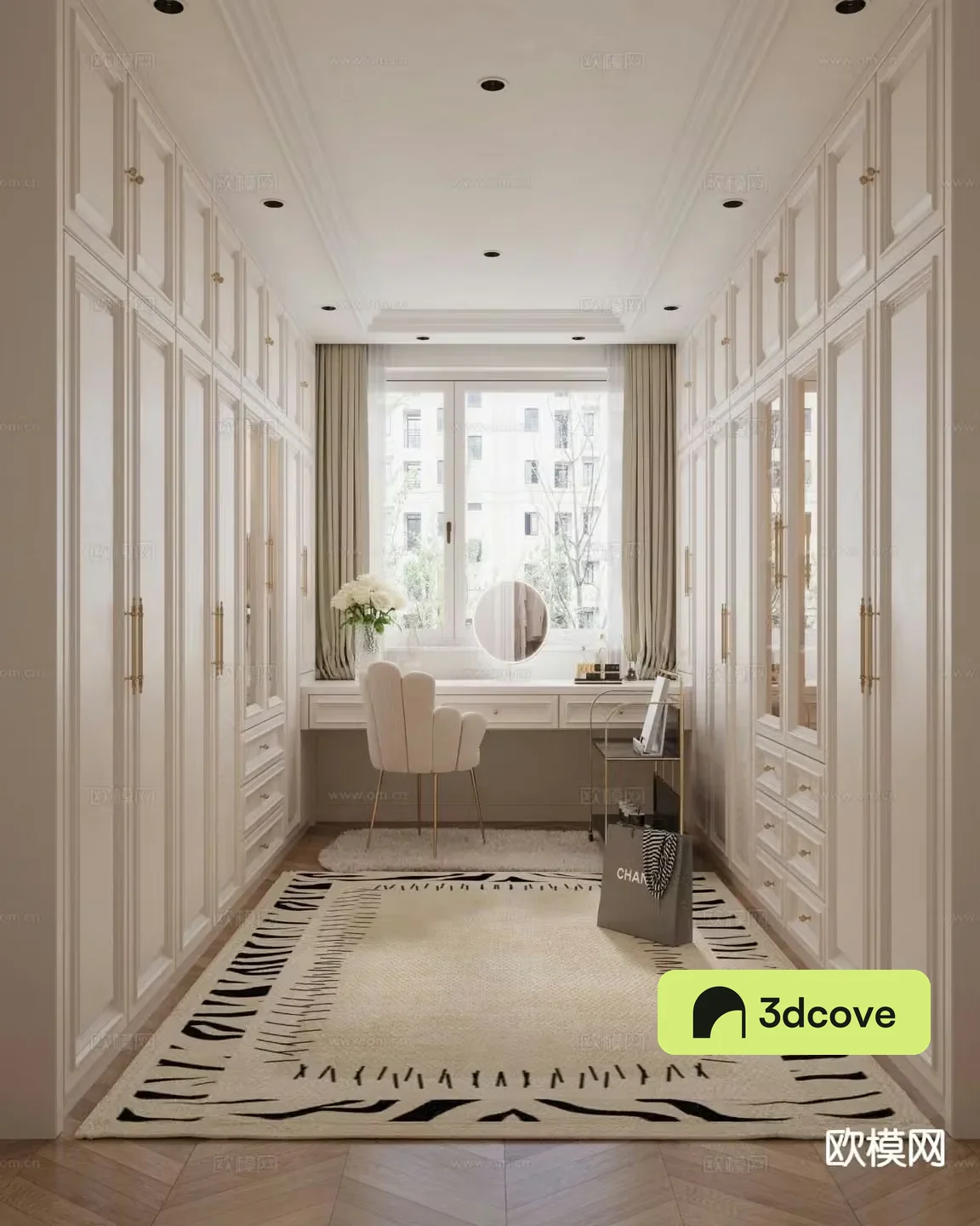 French cloakroom