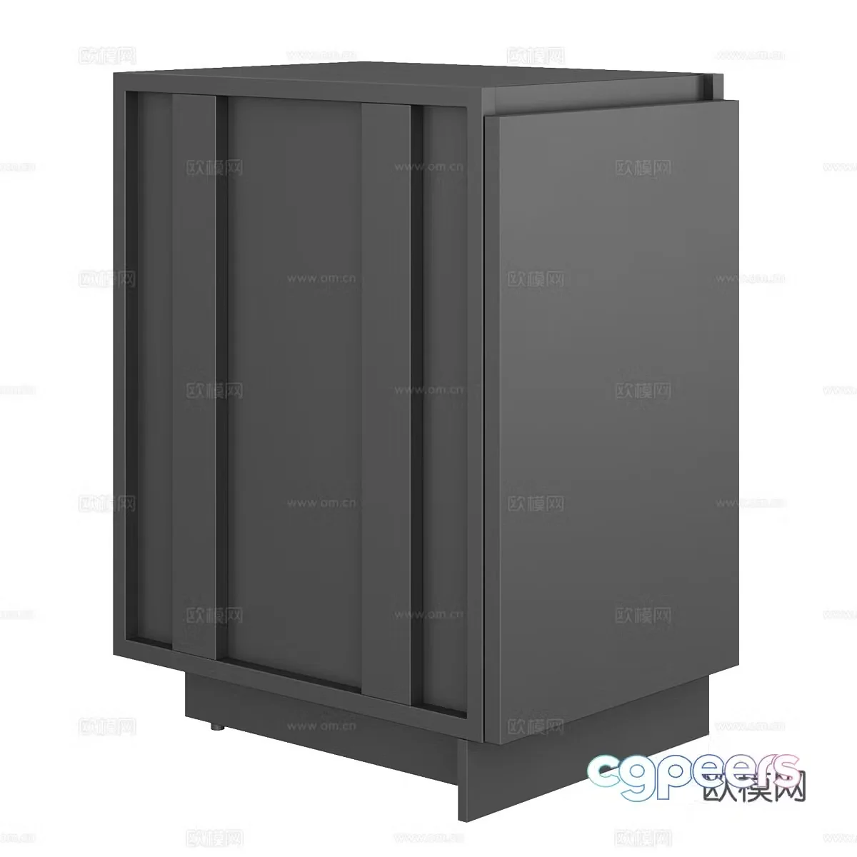BBQ module cabinet 3d model