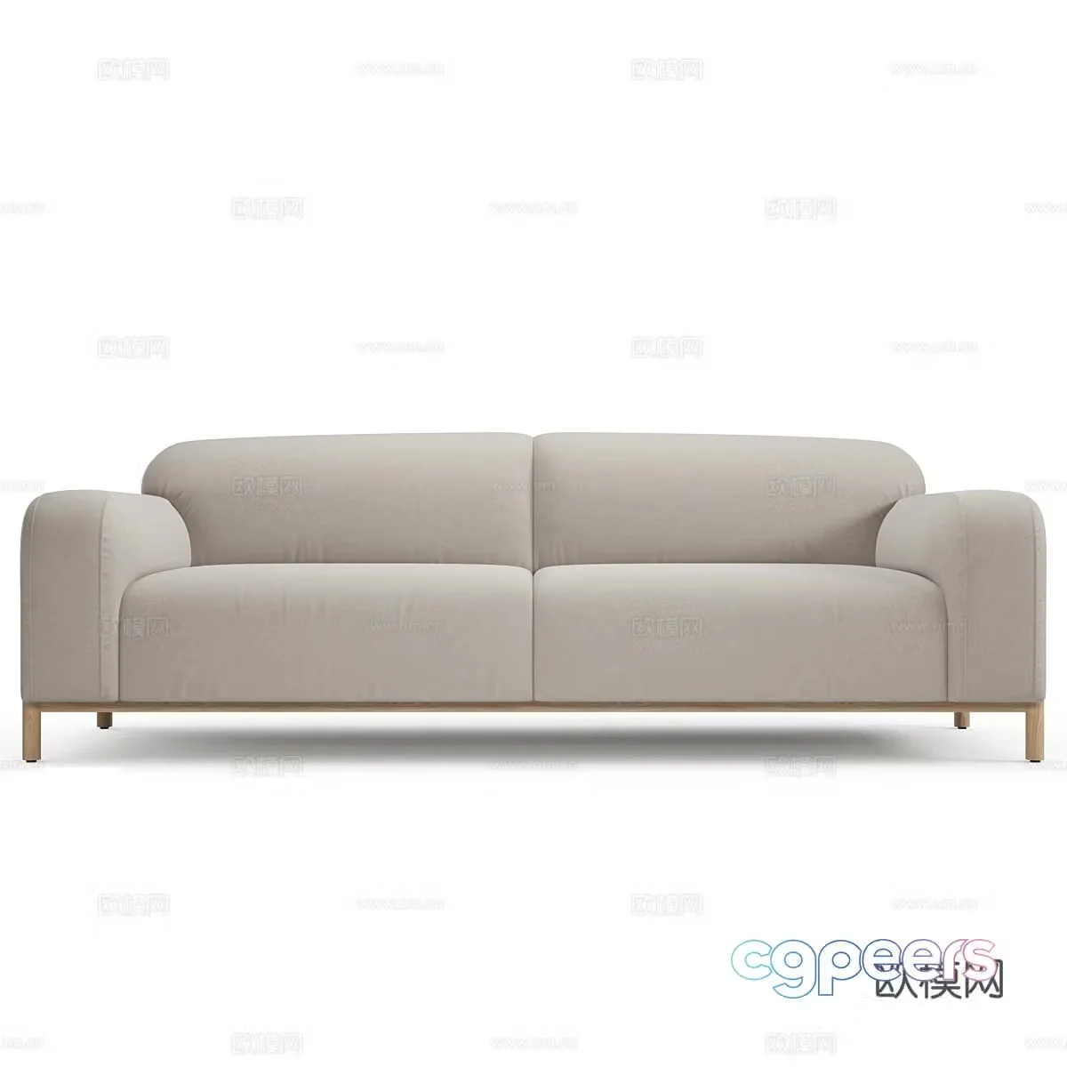 Modern love sofa 3d model
