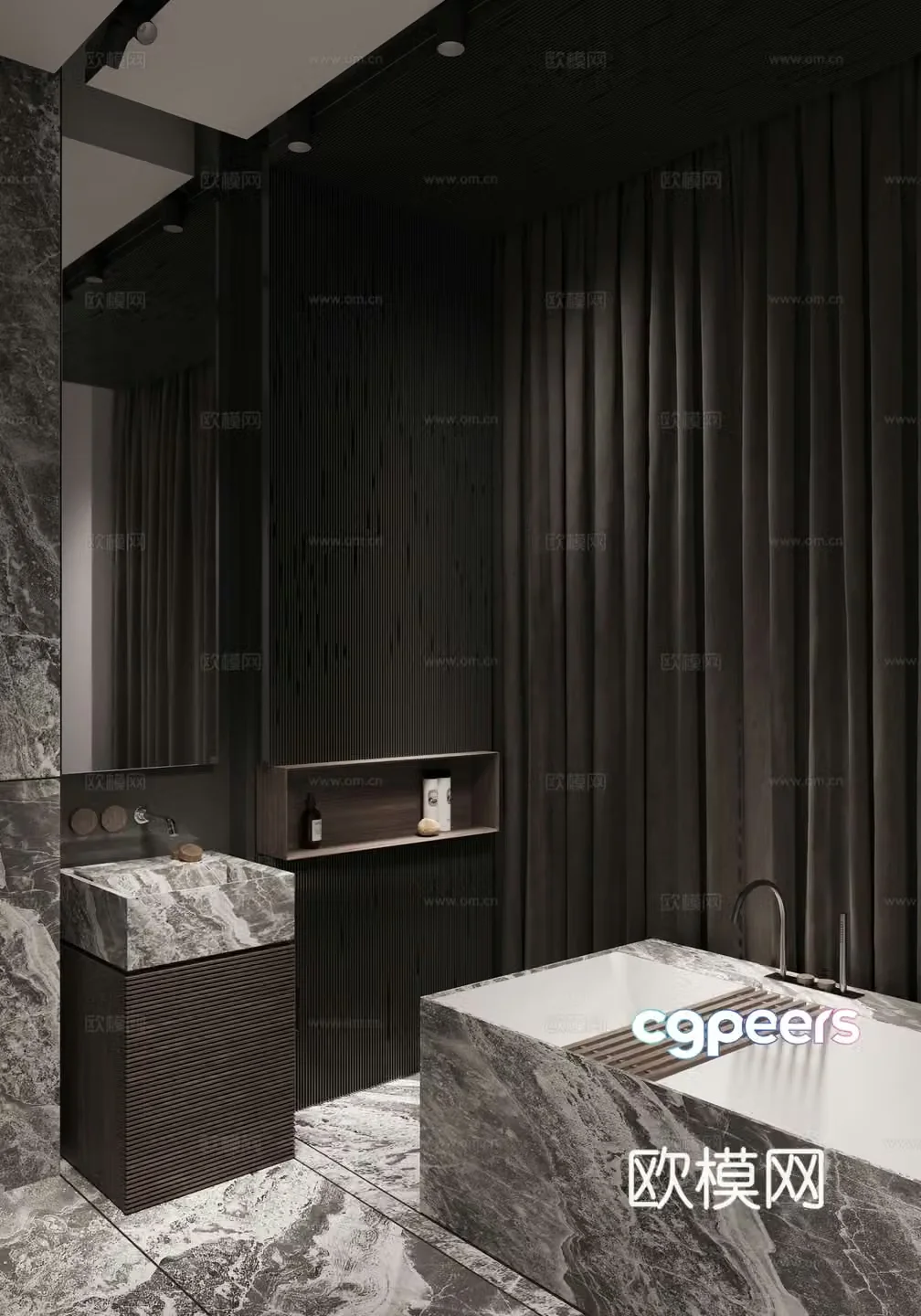 Modern bathroom 3d model
