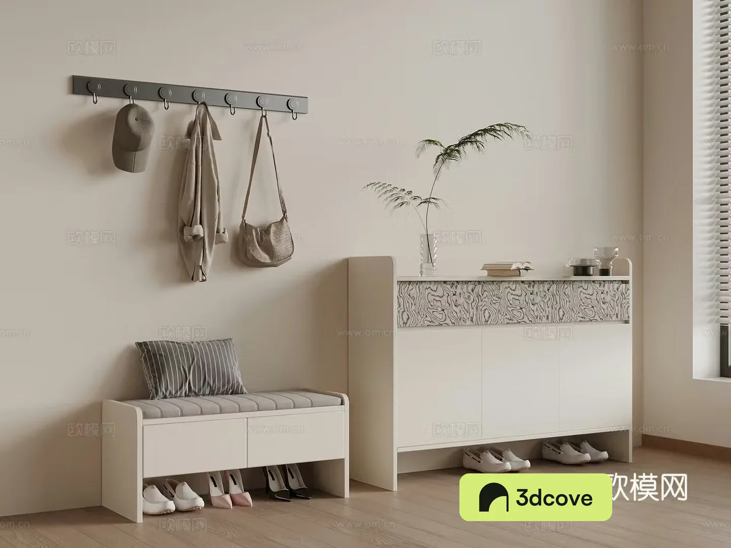 Modern Italian shoe cabinet