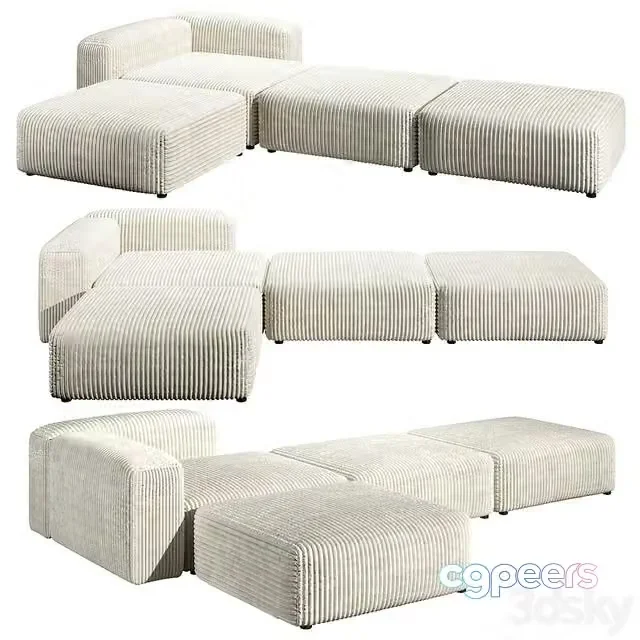3ds Max Free – Modular sofa Sorrento