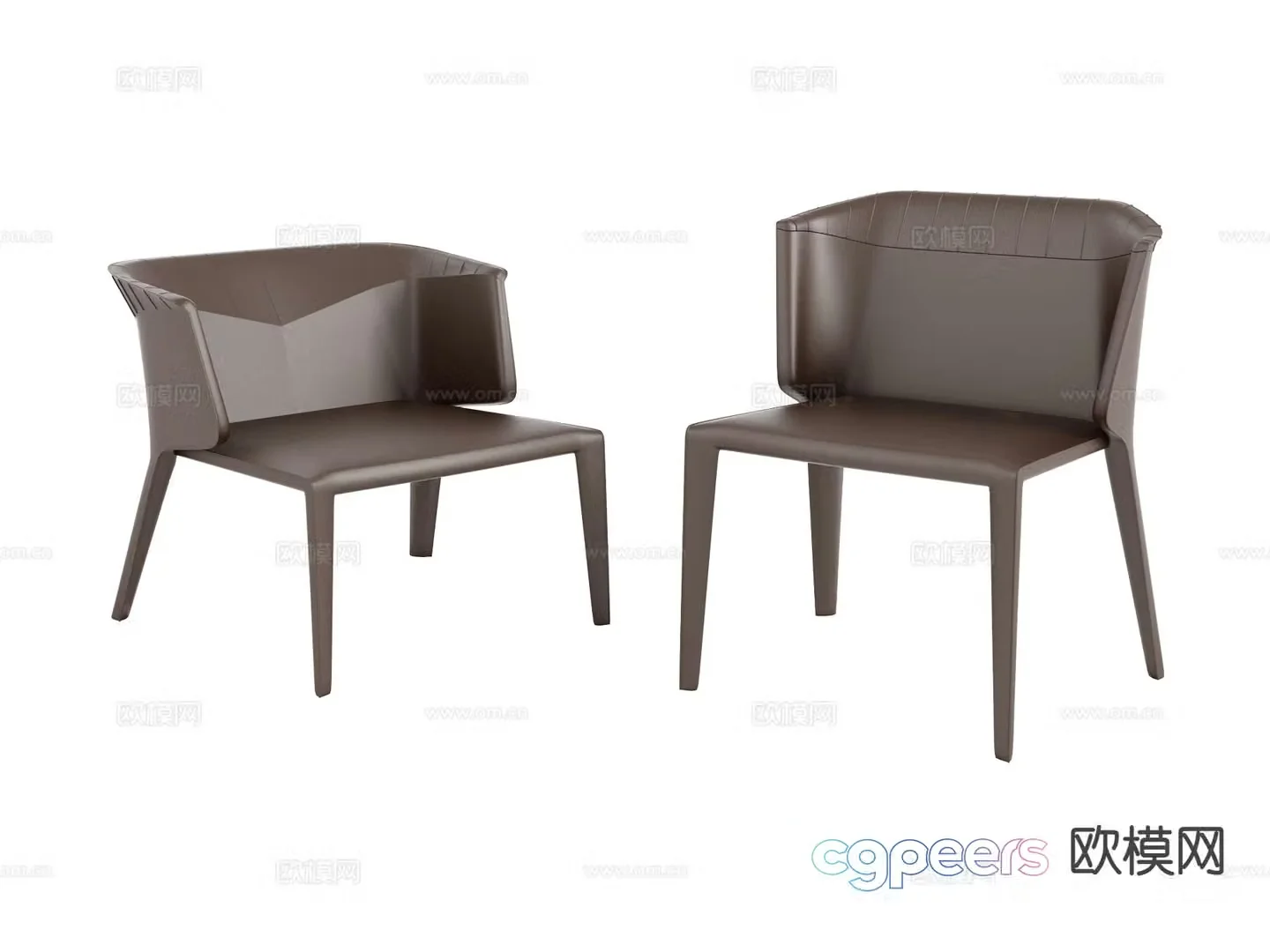 visionnaire chair lounge chair armchair 3d model
