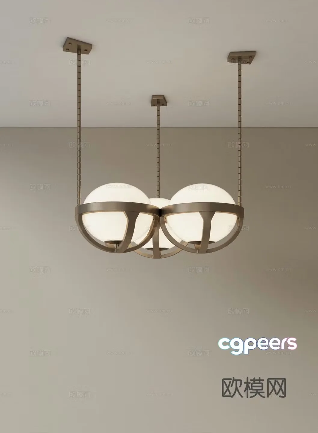 Modern light luxury chandeliers restaurant chandeliers retro chandeliers multi-head chandeliers living room chandeliers 3D model