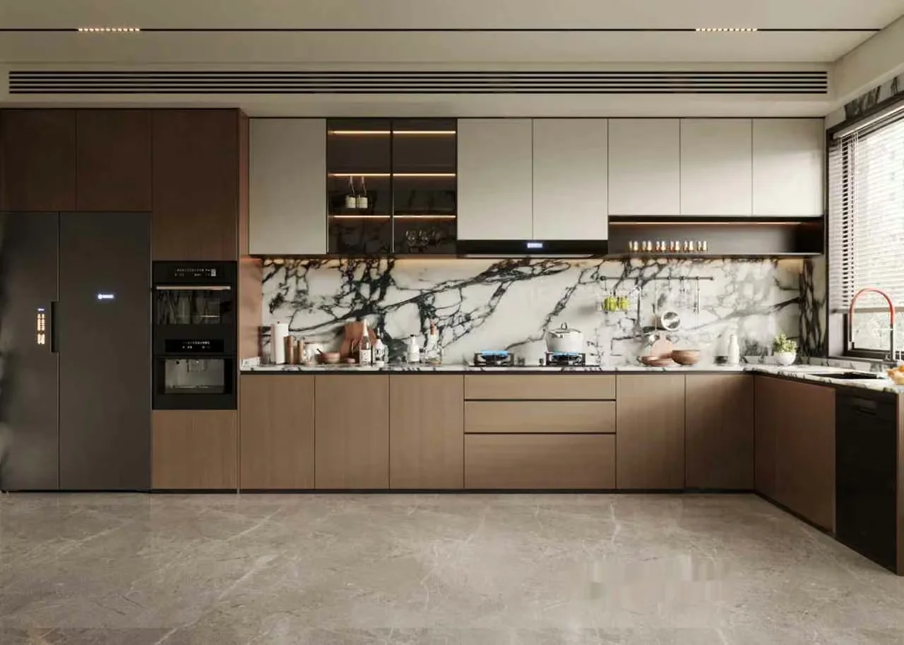 Modern Kitchen 3D Model – 19923 – VRAY Render