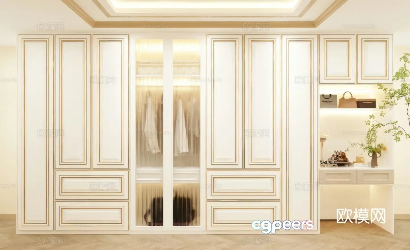 Wardrobe design Wardrobe renderings Wardrobe wardrobe design Wardrobe cabinet 3d model