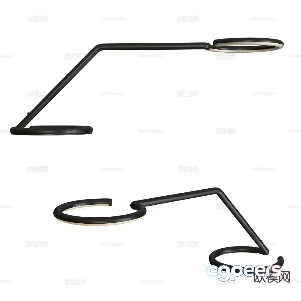 Artemide modern desk lamp 3d model