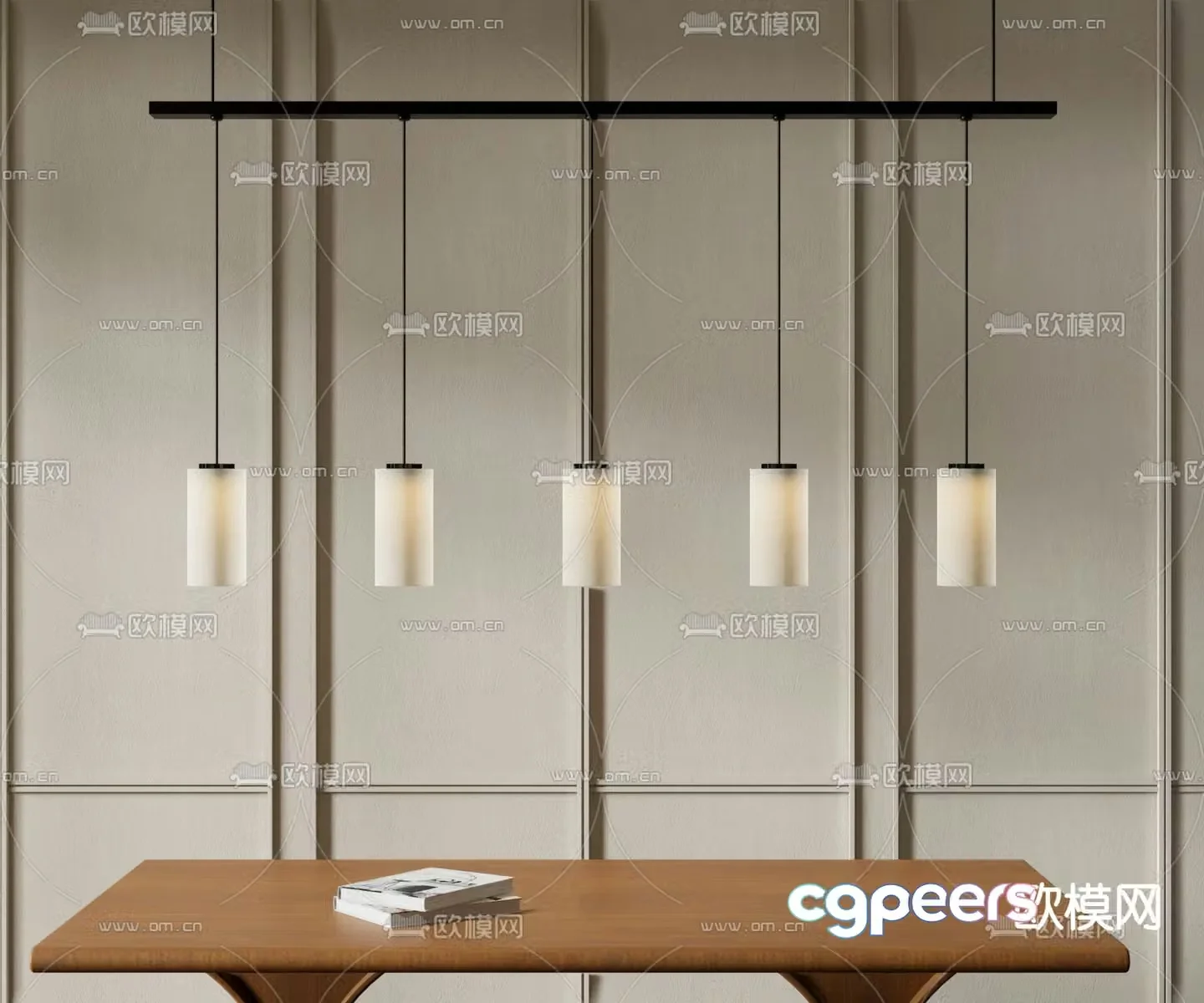 Creative Chandelier Restaurant Chandelier 3d Model