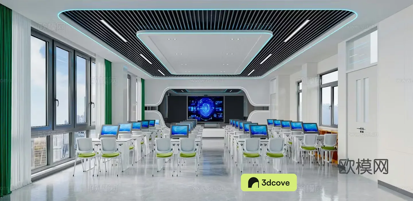 Technology classroom Multimedia classroom Smart classroom Computer room VR classroom